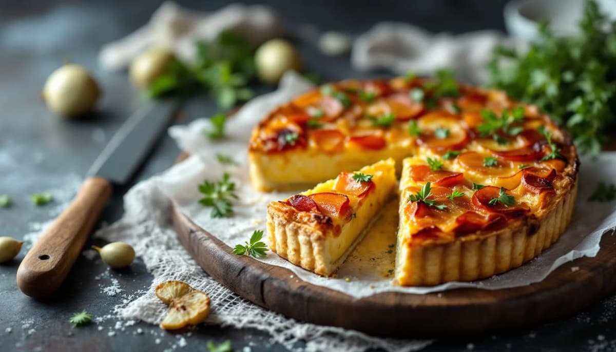 Tarte aux poireaux et lardons : un classique savoureux et facile à réaliser