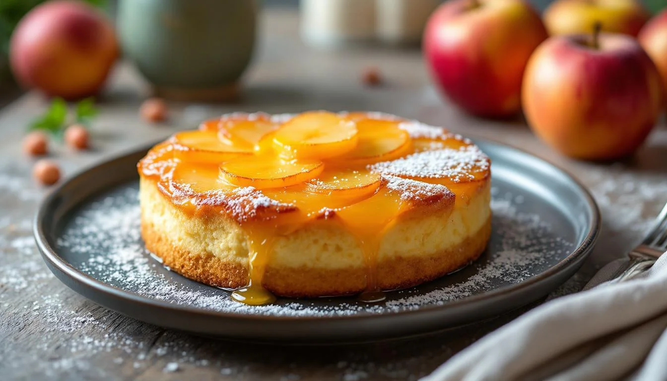 Le gâteau pommes-yaourt de grand-mère : un moelleux inégalé dès la première bouchée