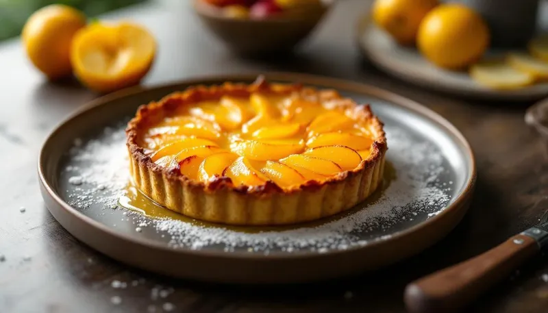 Tarte fine aux pommes de Joël Robuchon : croustillante et délicieusement caramélisée